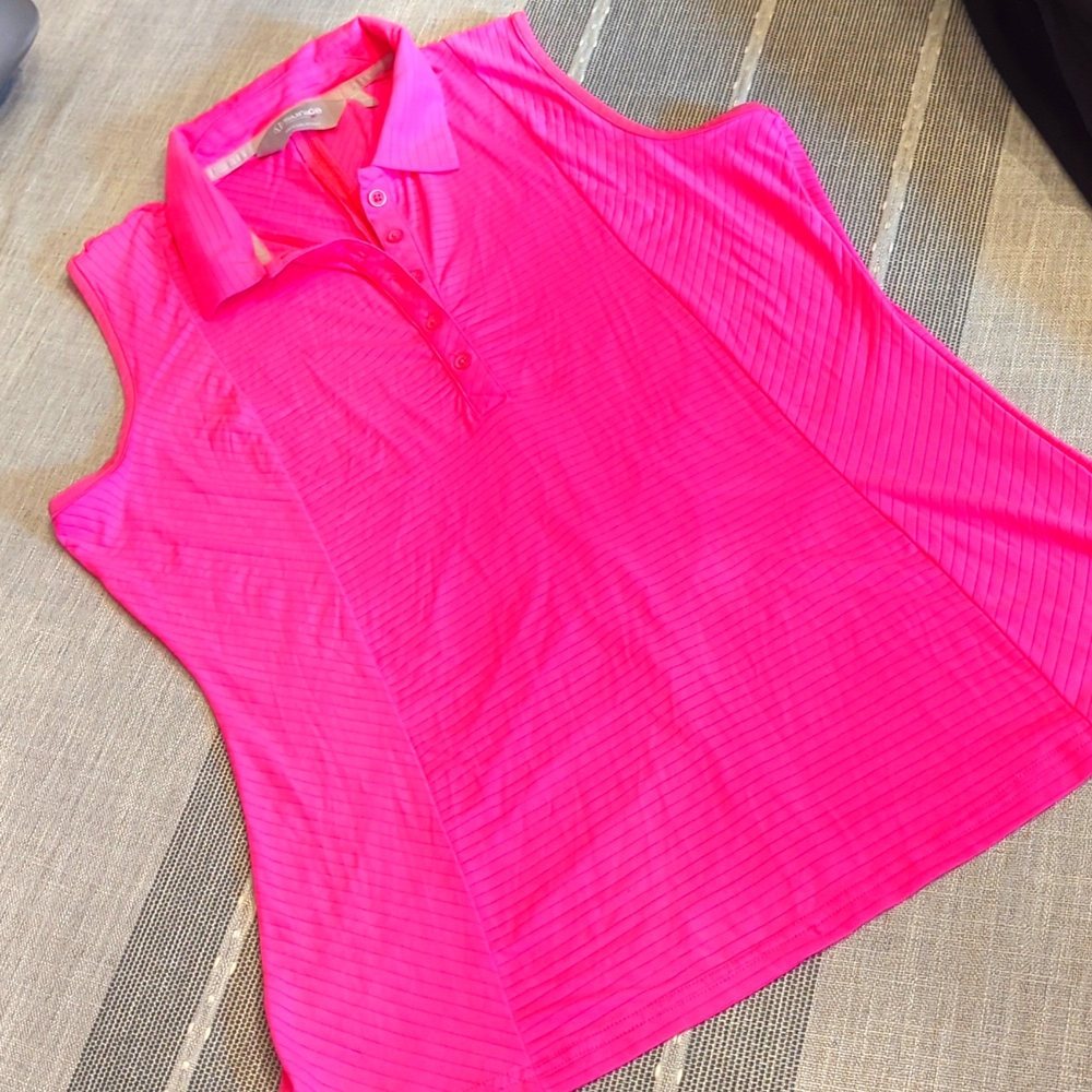 Sunice Pink Sleeveless Tank Top/ Golf Tennis